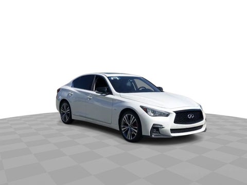 2018 INFINITI Q50 3.0t LUXE in Columbus, MI - Mark Wahlberg Automotive Group