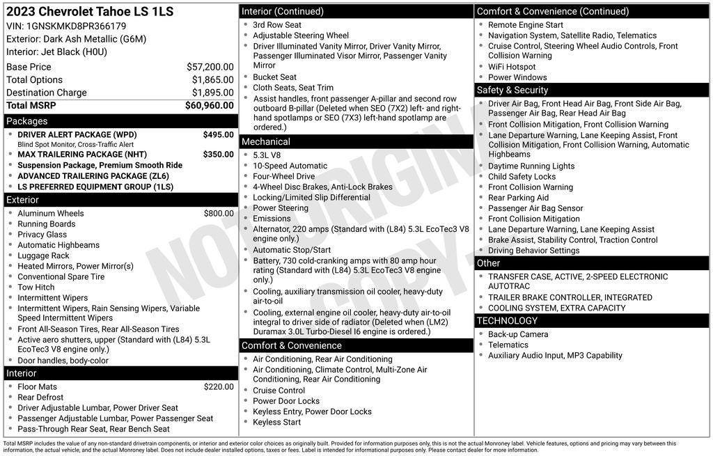 2023 Chevrolet Tahoe LS *8-PASSENGER*
