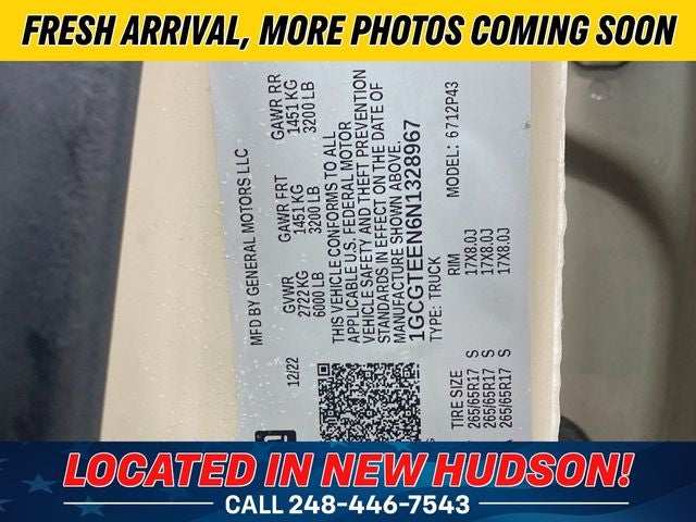 2022 Chevrolet Colorado ZR2