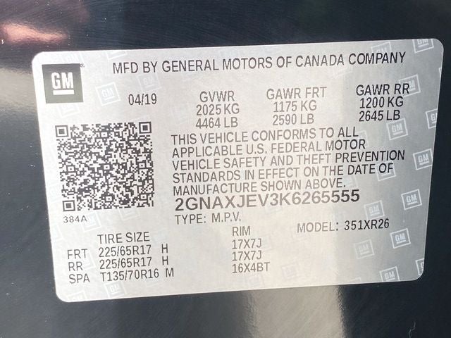 2019 Chevrolet Equinox LT