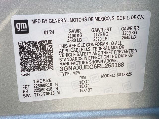 2024 Chevrolet Equinox LT