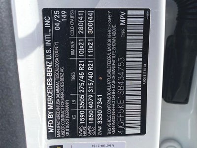 2025 Mercedes-Benz GLS GLS 450 4MATIC®