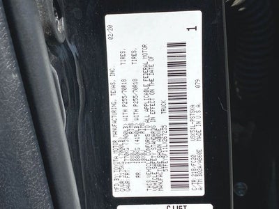 2020 Toyota Tundra SR5