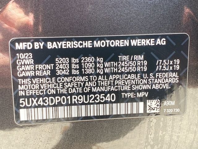 2024 BMW X3 sDrive30i