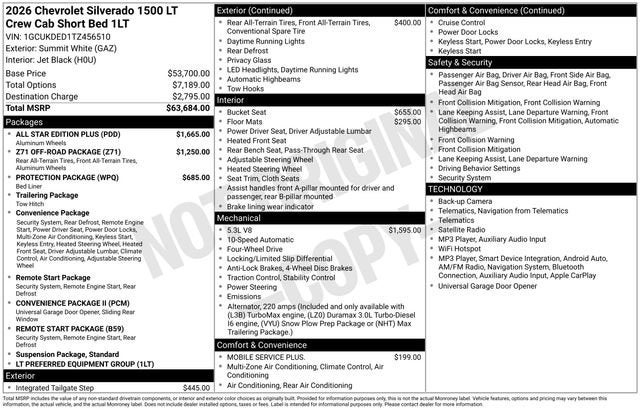 2026 Chevrolet Silverado 1500 LT