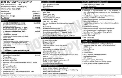 2025 Chevrolet Traverse LT