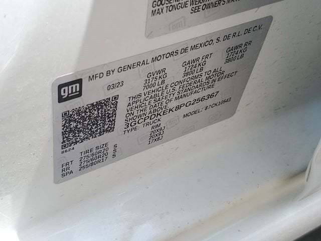 2023 Chevrolet Silverado 1500 LT (2FL)
