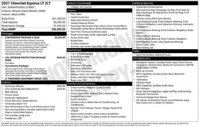 2027 Chevrolet Equinox LT