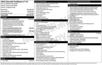 2026 Chevrolet Trailblazer LT