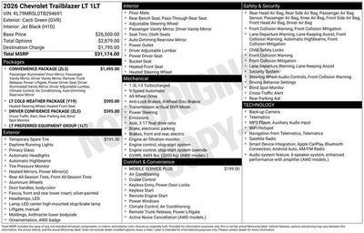 2026 Chevrolet Trailblazer LT
