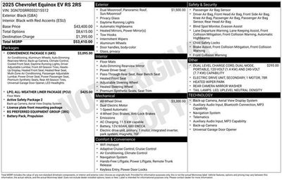 2025 Chevrolet Equinox EV RS