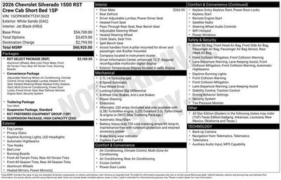 2026 Chevrolet Silverado 1500 RST