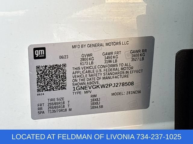 2023 Chevrolet Traverse LT Cloth