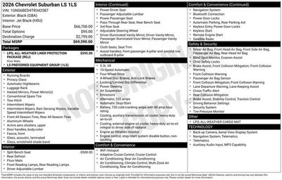 2026 Chevrolet Suburban LS