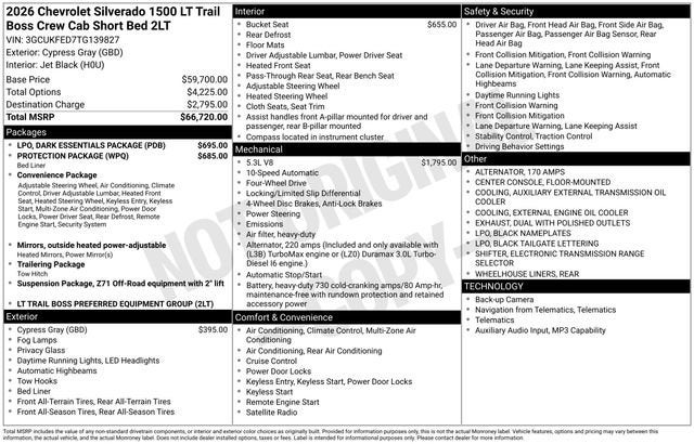 2026 Chevrolet Silverado 1500 LT Trail Boss