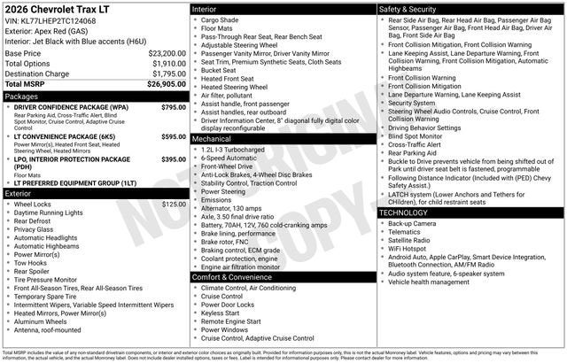 2026 Chevrolet Trax LT