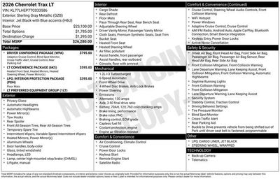 2026 Chevrolet Trax LT