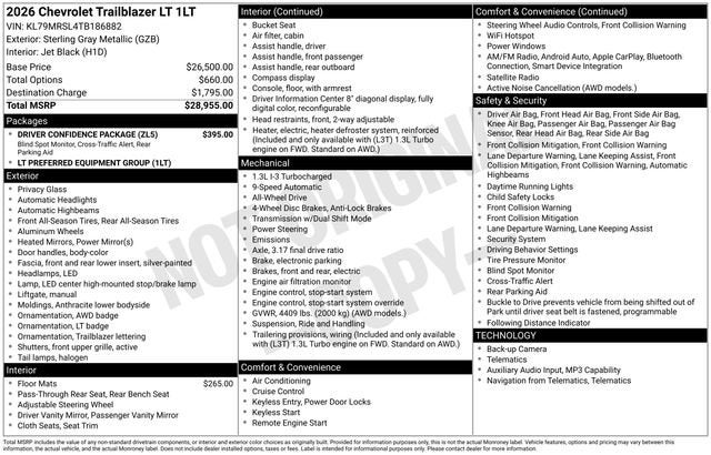 2026 Chevrolet Trailblazer LT