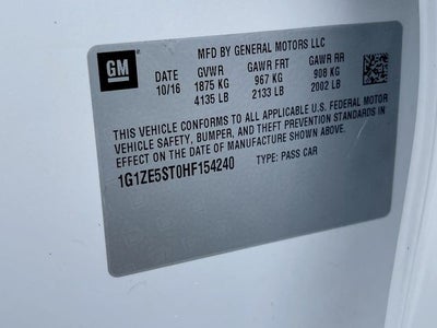 2017 Chevrolet Malibu LT
