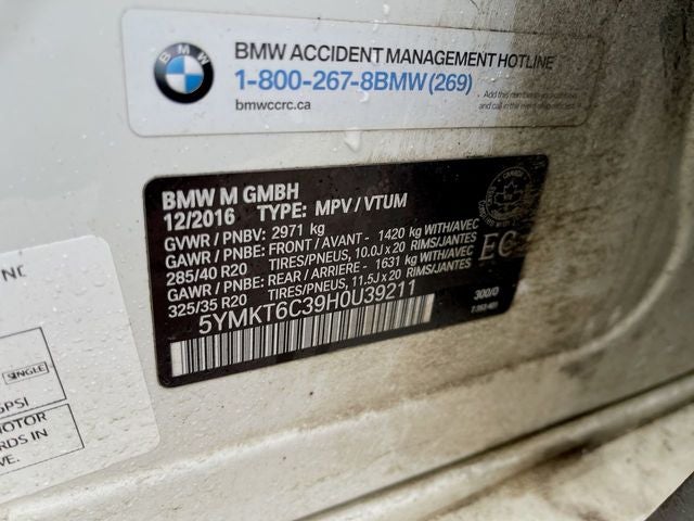 2017 BMW X5 M X5 M Sports Activity Vehicle