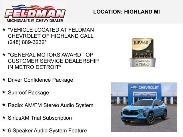 2026 Chevrolet Trax 2RS