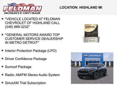 2026 Chevrolet Trax 2RS